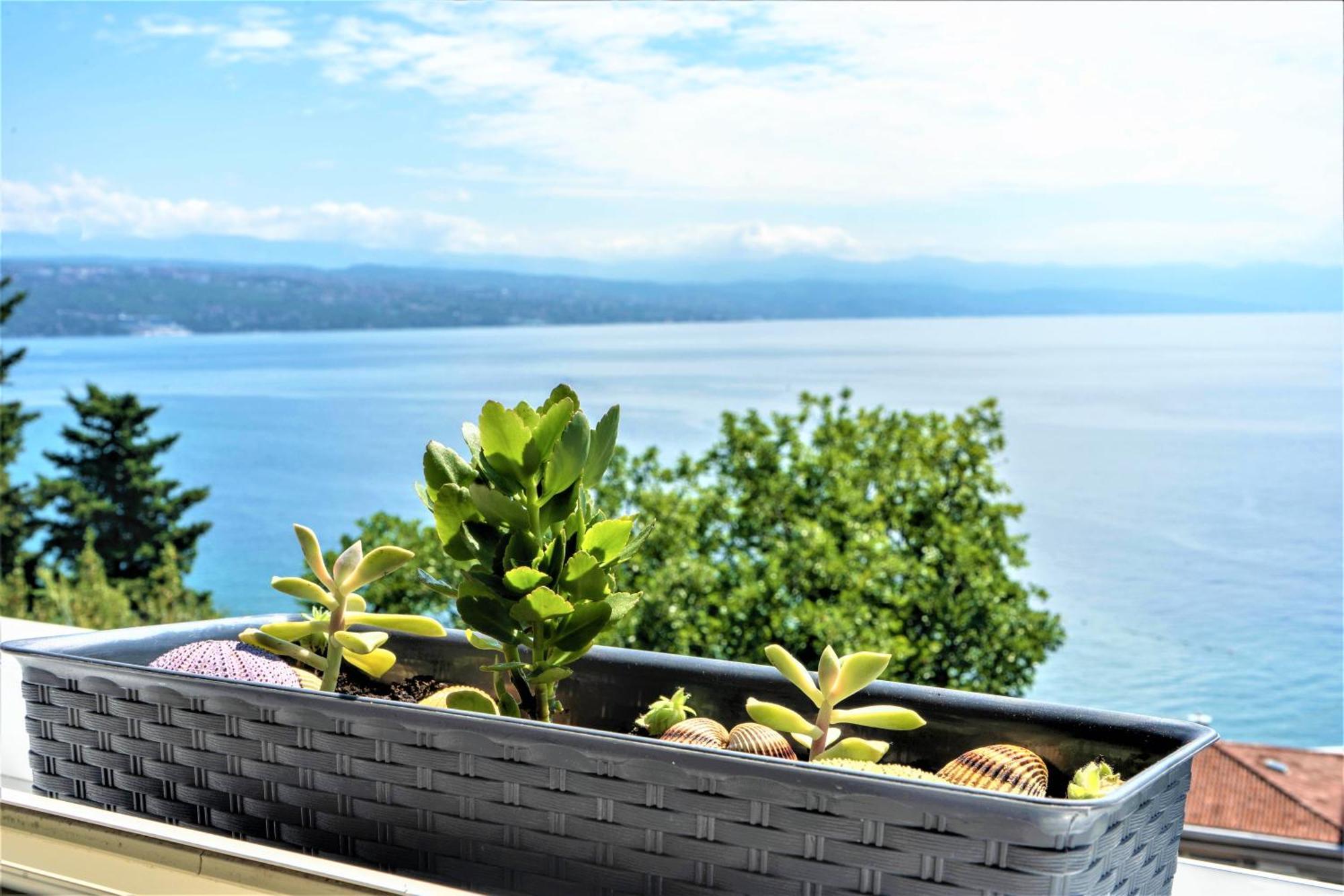 Apartment Near Beach With Sea View Opatija Eksteriør billede